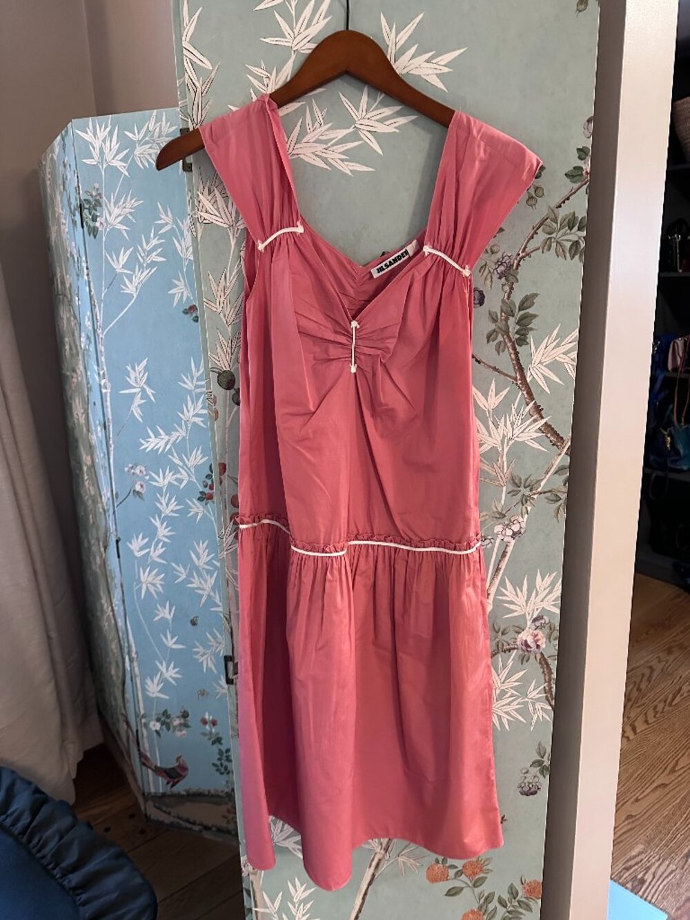 Jil Sander Pink Midi Dress